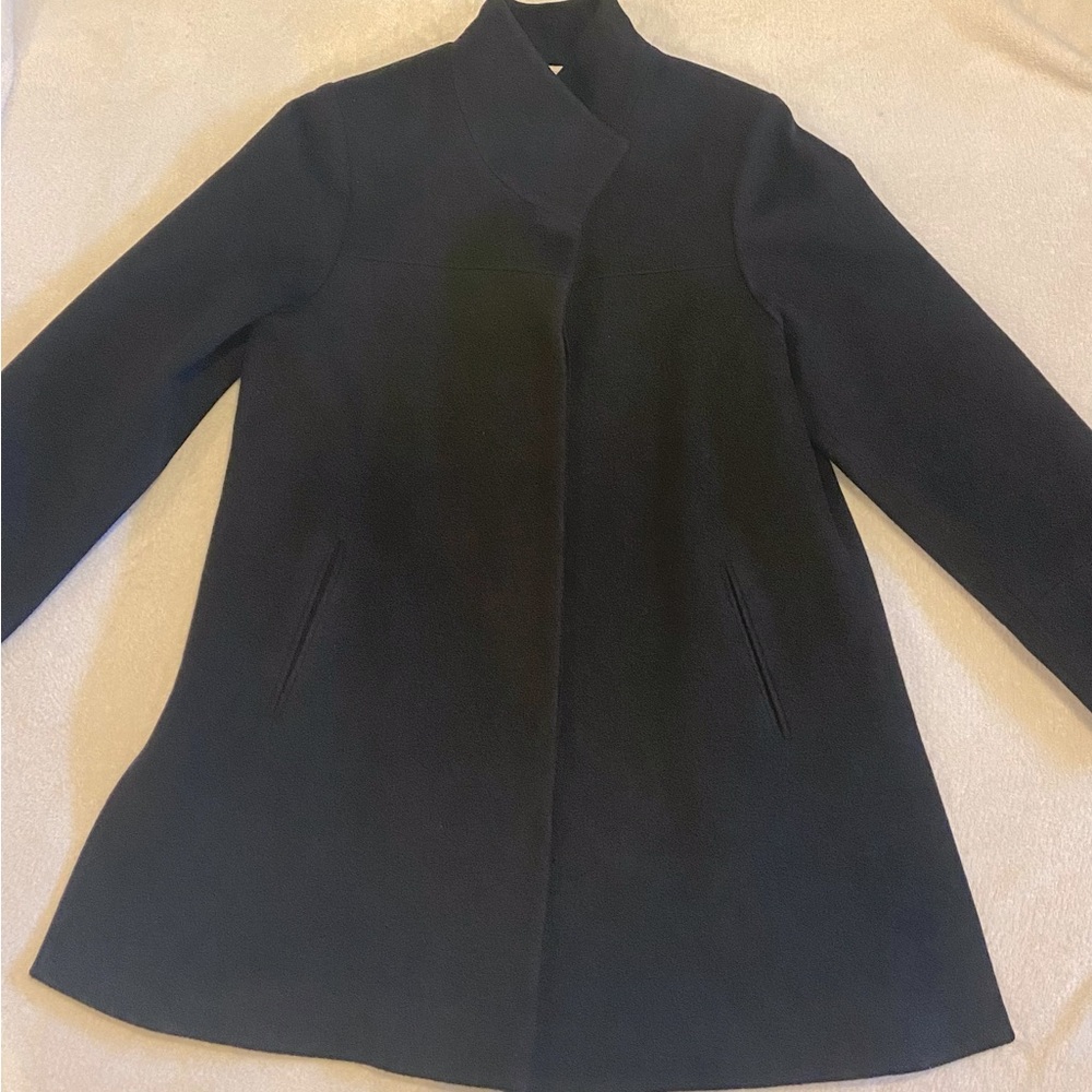 Fluerrette 100% Wool Black Coat